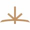 Ekena Millwork Alberta Smooth Timber Gable Bracket, Western Red Cedar, 60"W x 32"H x 1 1/2"D x 3 1/2"F, 13/12 Pitch GBW060X32X0204ALB00SWR - alternate 1